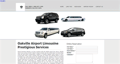 Desktop Screenshot of airportlimooakville.ca