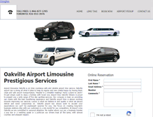 Tablet Screenshot of airportlimooakville.ca